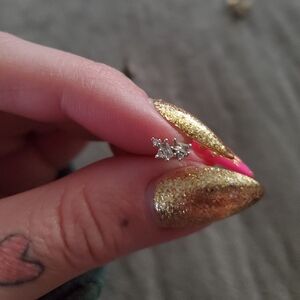 Gem Cluster Stud Earrings